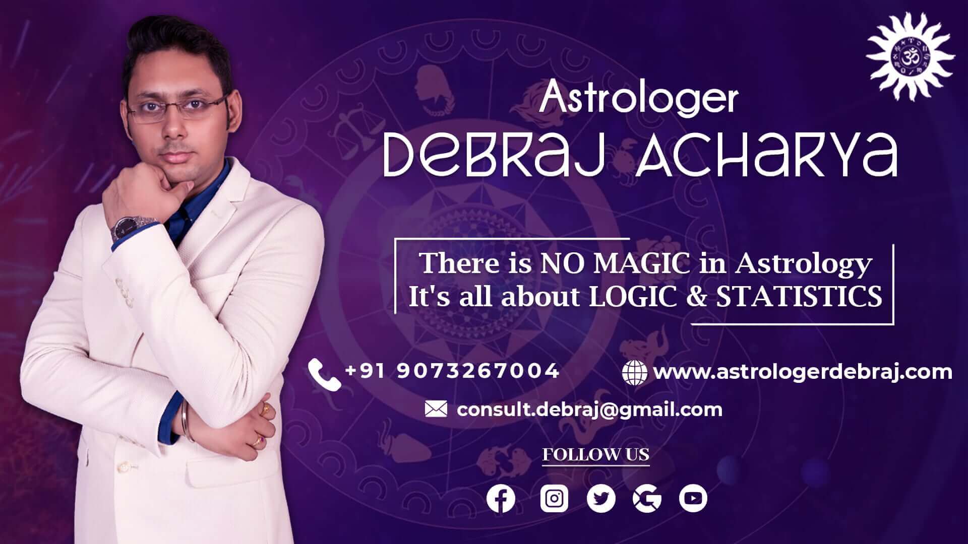 Best Astrologer Debraj Acharya practice in Kolkata
